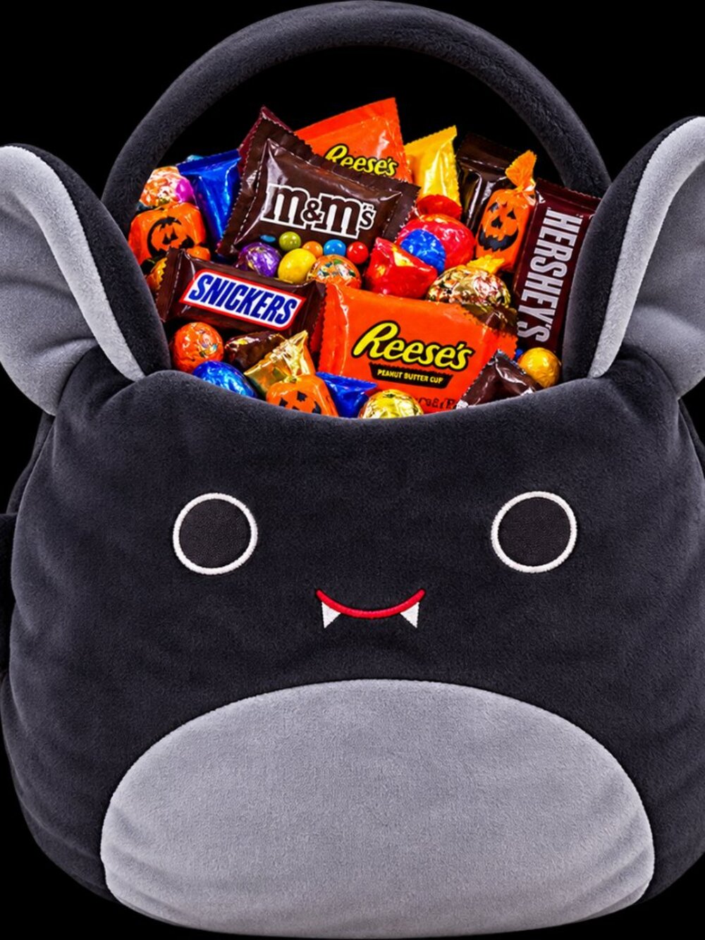 Squishmallows Emily the Bat Halloween Treat Pail